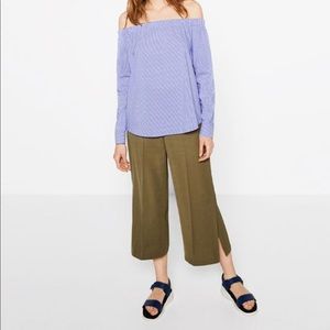 🆕 Zara Culottes with Side Slit